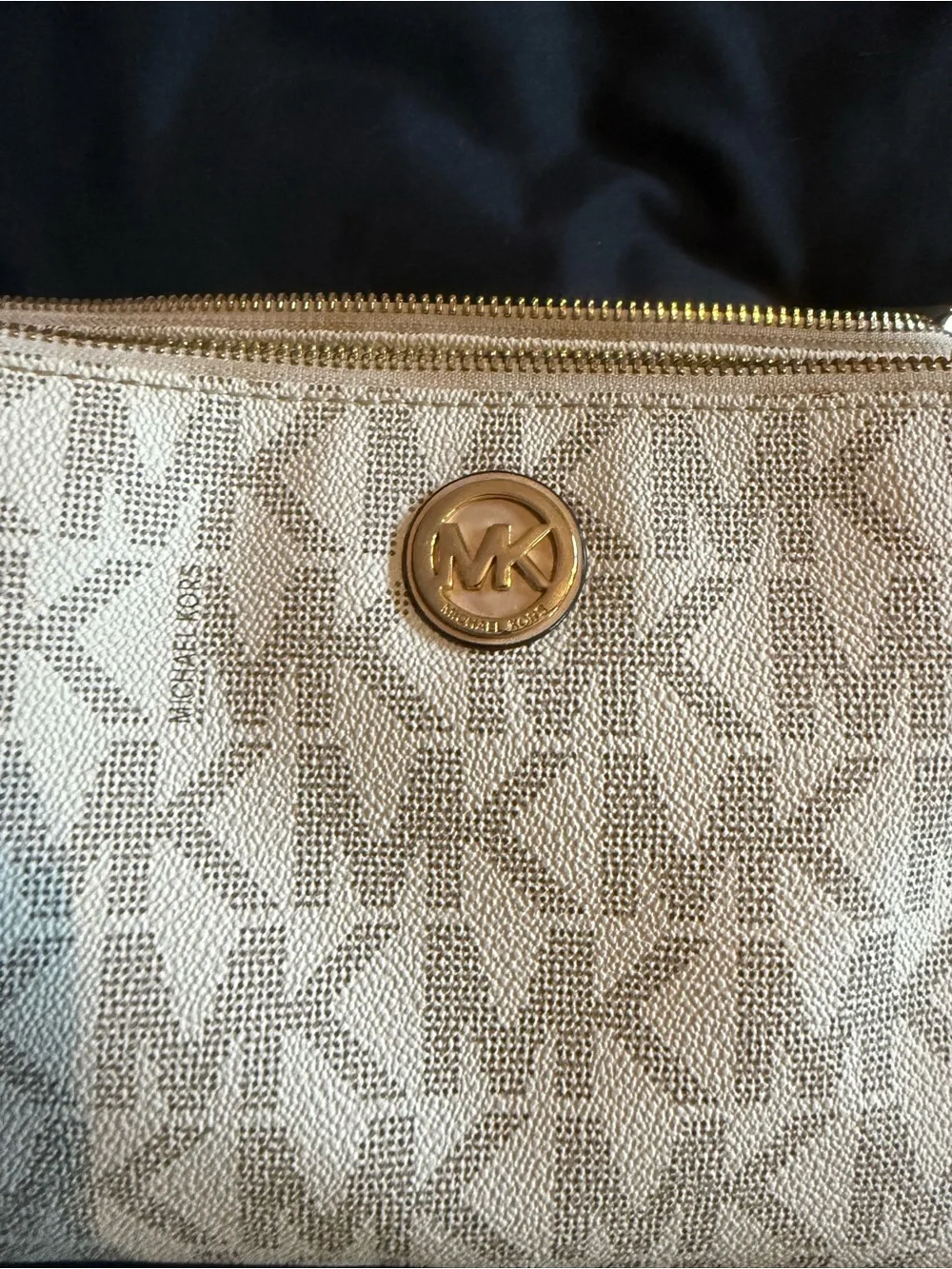 Michael Kors Neutral Logo Crossbody with Card Case